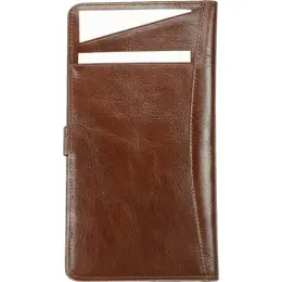 Adpel Vitello Leather Travel Wallet with Tab Closure