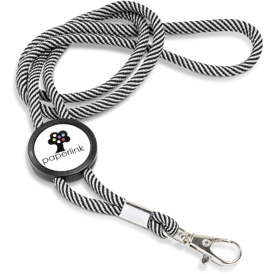 Altitude Candystripe Dome Lanyard Brandability Altitude Candystripe Dome Lanyard Brandability