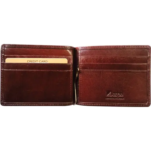 Vitello Leather Money Clip