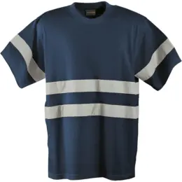 150g Poly Cotton Safety T-Shirt With Tape