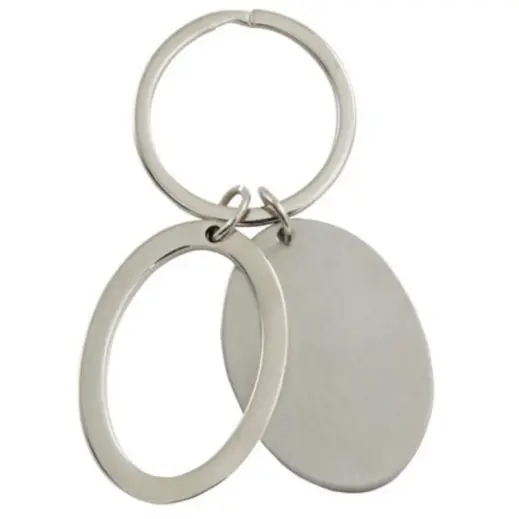 Dual Oval Keyring
