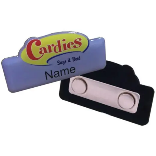 Custom Name Badge - Magnet Clip