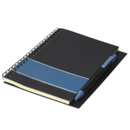 Coloured Stripe Notebook with Pen