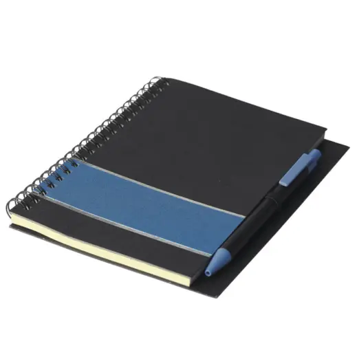 Coloured Stripe Notebook with Pen