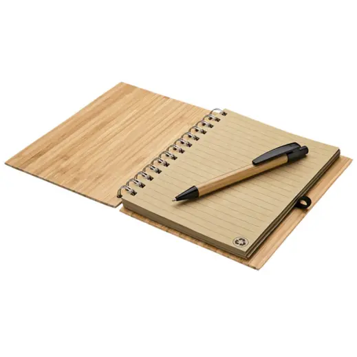 Bamboo Notebook and Pen
