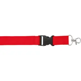 Woven Lanyard With Plastic Buckle
