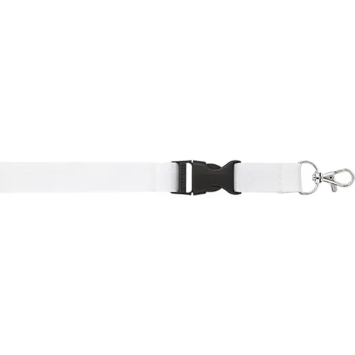 Woven Lanyard With Plastic Buckle