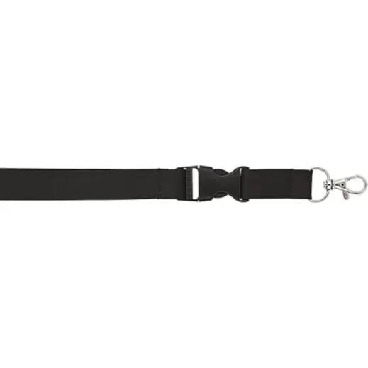 Woven Lanyard With Plastic Buckle