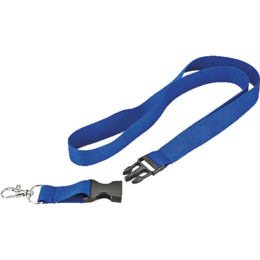 Woven Lanyard With Plastic Buckle