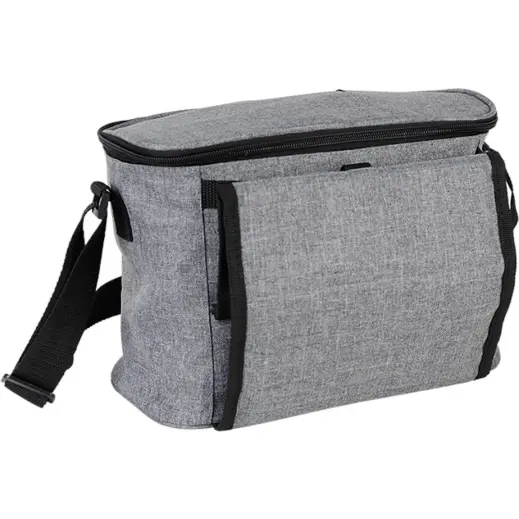 Cooler With Folding Cup Holders