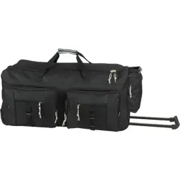 Dual Front Pocket Rolling Travel Duffel