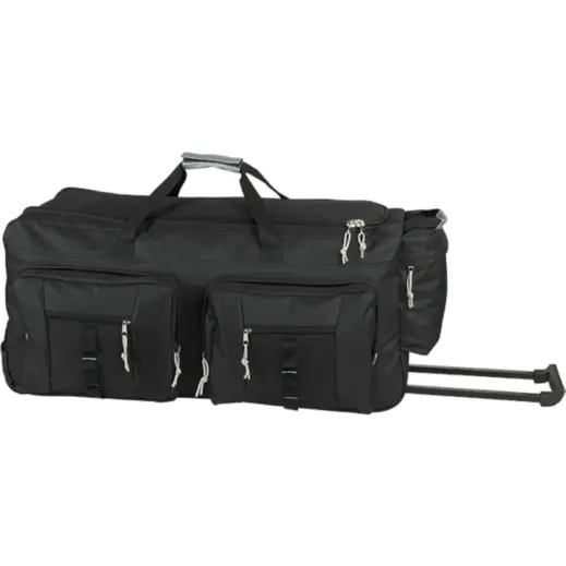 Dual Front Pocket Rolling Travel Duffel