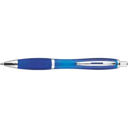 Curved Design Ballpoint Pen with Coloured Barrel