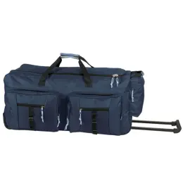 Dual Front Pocket Rolling Travel Duffel