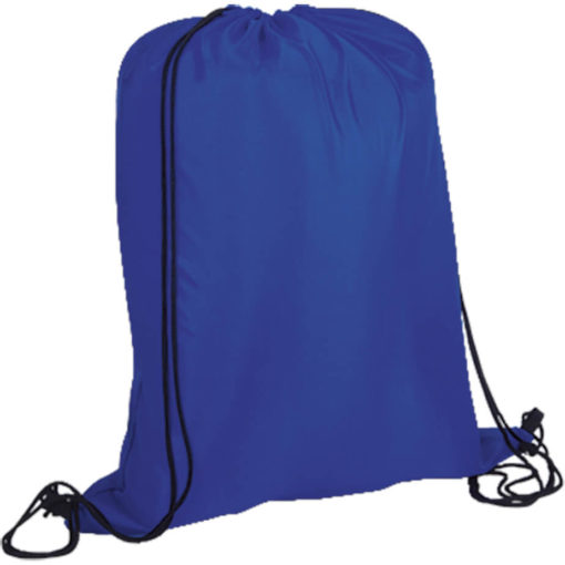 royal blue drawstring bag