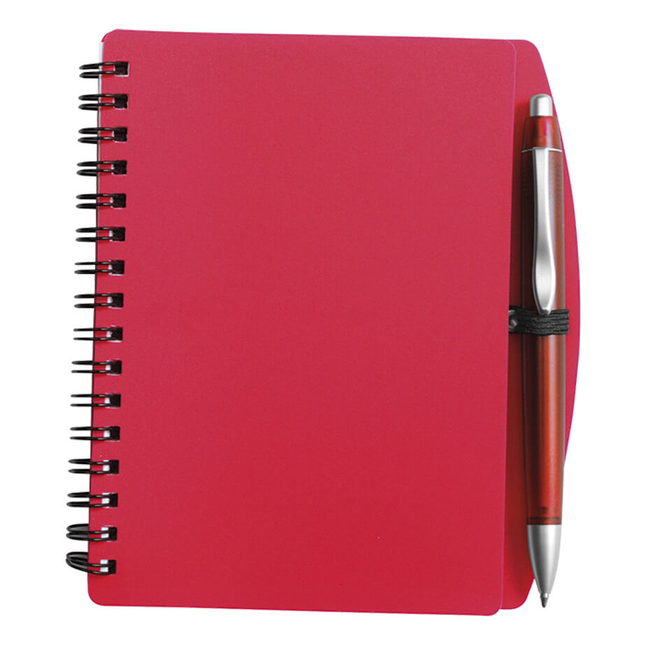 A6 Spiral Notebook and Pen Brandability