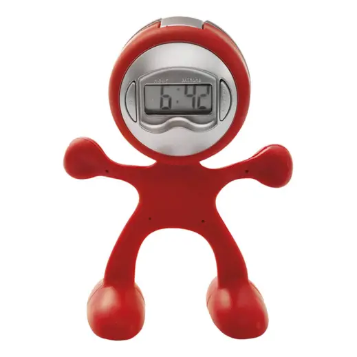 Man Shaped Alarm Clock with Memo Holder