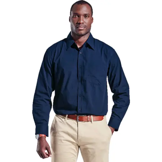 Mens Basic Poly Cotton Lounge Long Sleeve