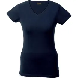 Ladies 170g Slim Fit V-Neck T-Shirt