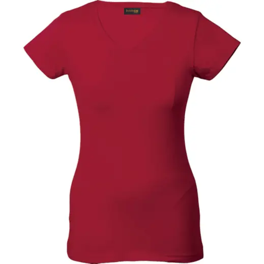 Ladies 170g Slim Fit V-Neck T-Shirt
