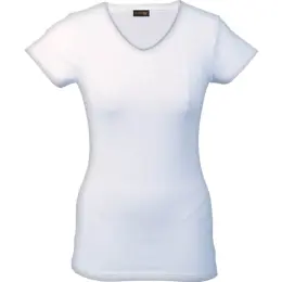 Ladies 170g Slim Fit V-Neck T-Shirt