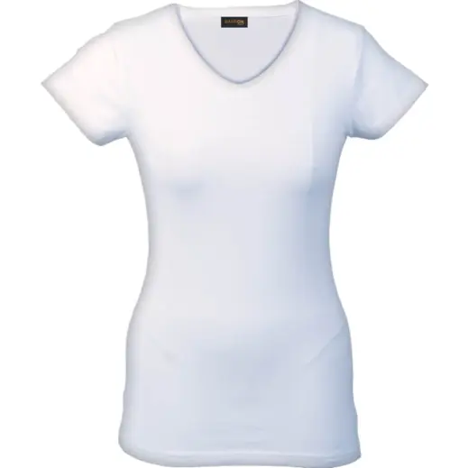 Ladies 170g Slim Fit V-Neck T-Shirt