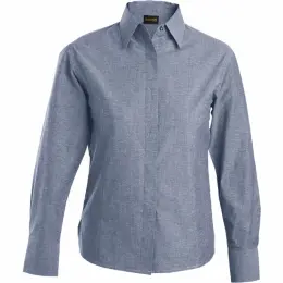 Ladies Oxford Blouse Long Sleeve