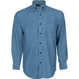 Mens Denim Shirt Long Sleeve