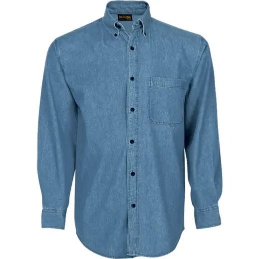 Mens Denim Shirt Long Sleeve