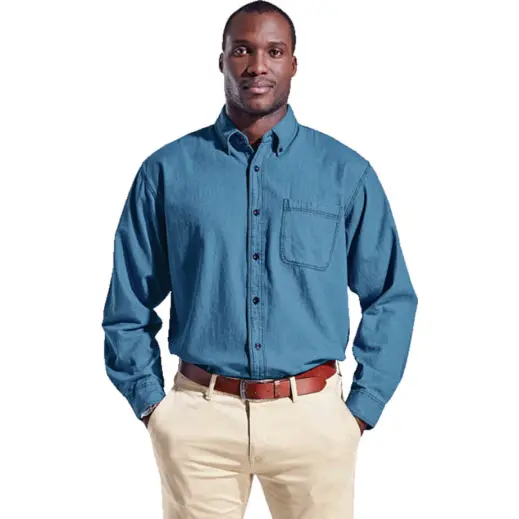 Mens Denim Shirt Long Sleeve