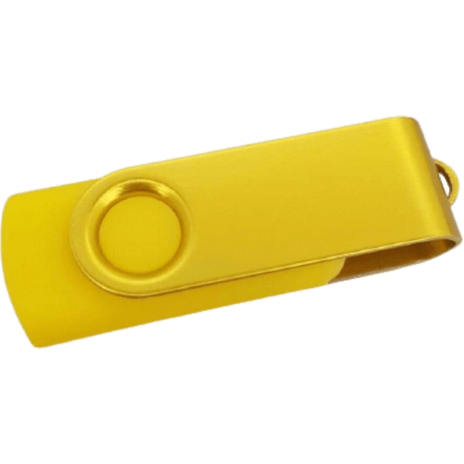 Colour Swivel USB In Cardboard Box