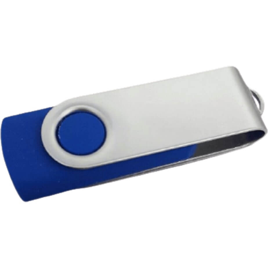 Colour Swivel USB In Cardboard Box