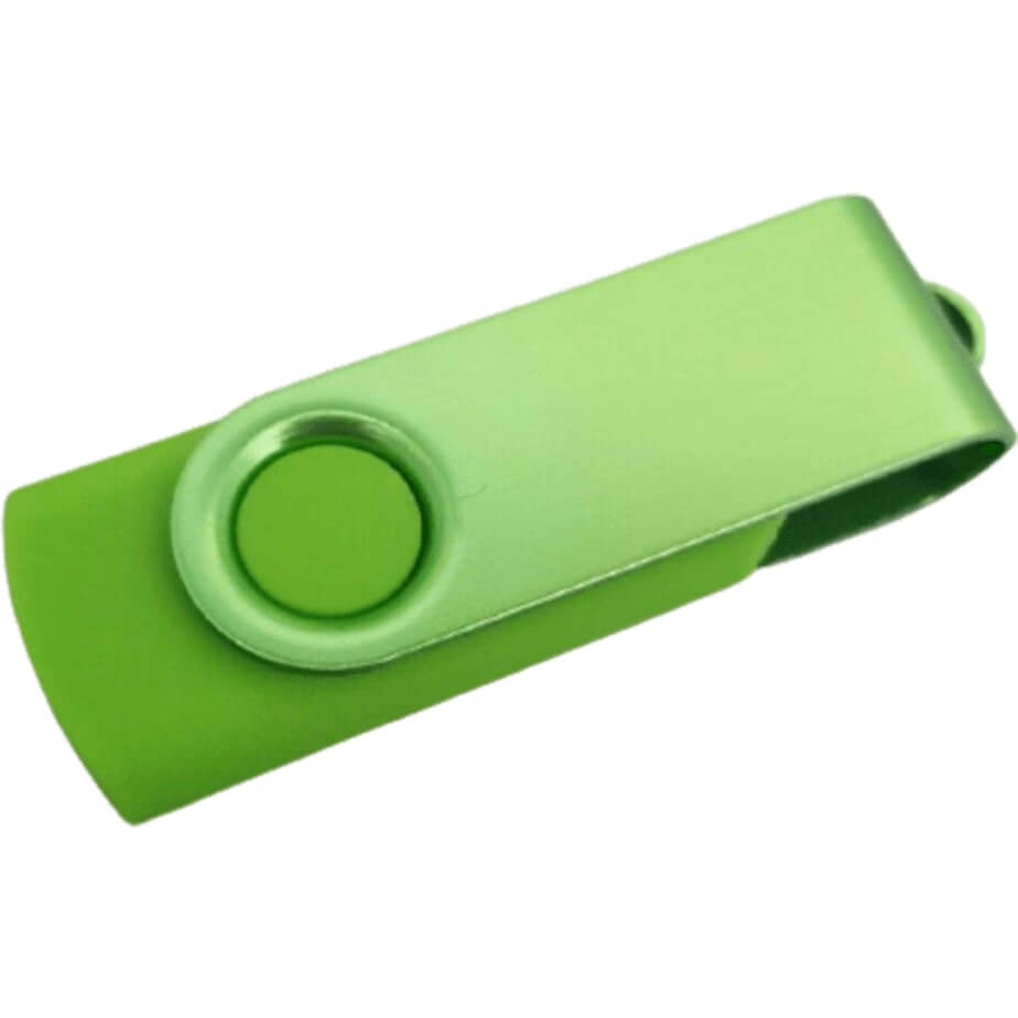 Colour Swivel USB In Cardboard Box