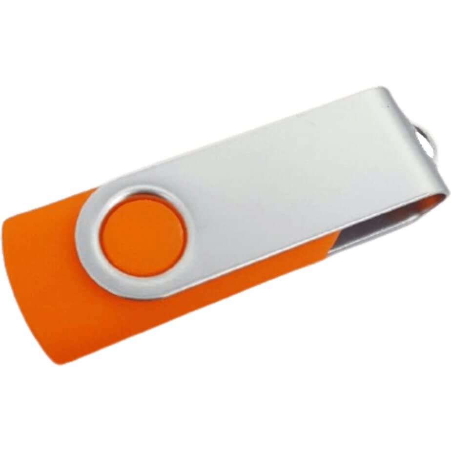 Colour Swivel USB In Cardboard Box
