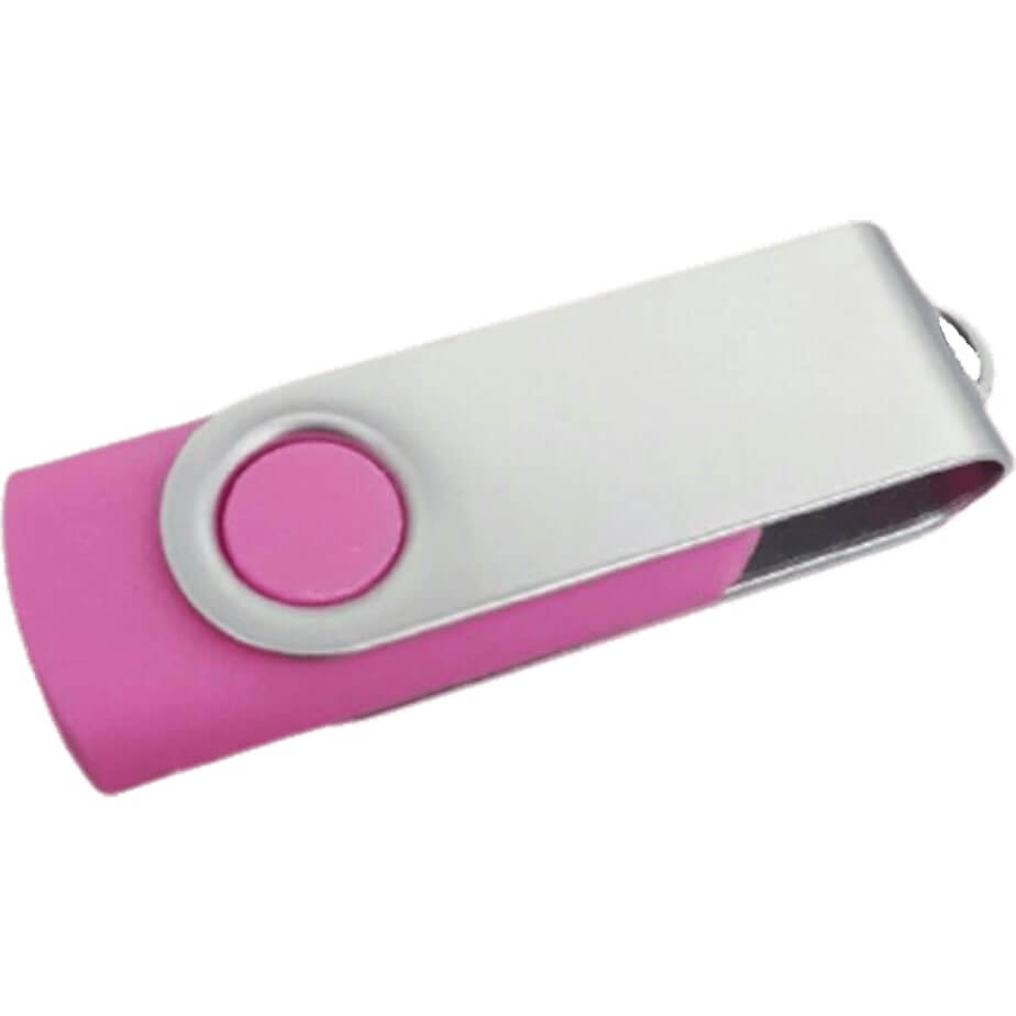 Colour Swivel USB In Cardboard Box