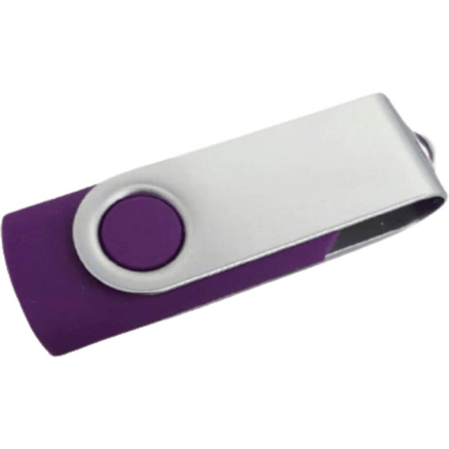 Colour Swivel USB In Cardboard Box
