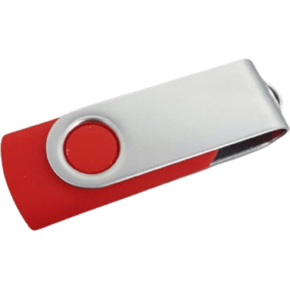 Colour Swivel USB In Cardboard Box