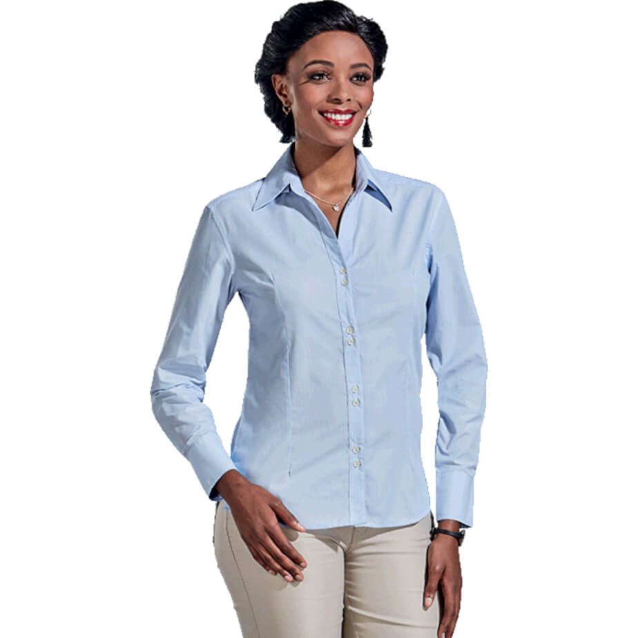 Ladies Century Blouse Long Sleeve | Brandability