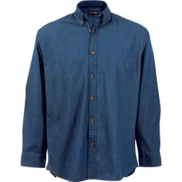 Mens Denver Denim Shirt Long Sleeve