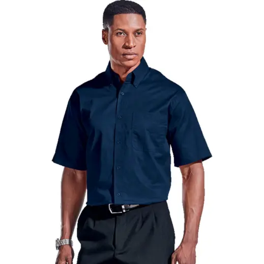 Mens Brushed Cotton Twill Lounge Short Sleeve