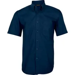 Mens Brushed Cotton Twill Lounge Short Sleeve