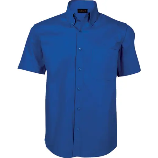Mens Brushed Cotton Twill Lounge Short Sleeve