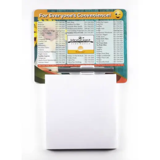 Magnetic Notepad And Pencil