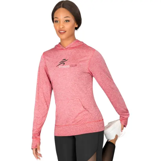 Ladies Fitness Lightweight Hooded Sweater