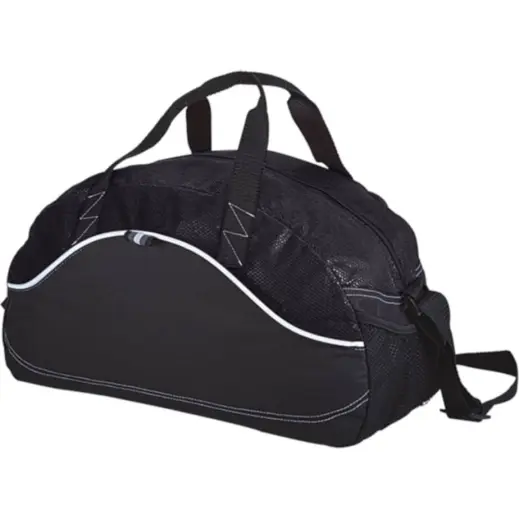 Dual Material Duffel Bag