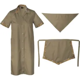 Ladies Poly Cotton 3 Piece Set