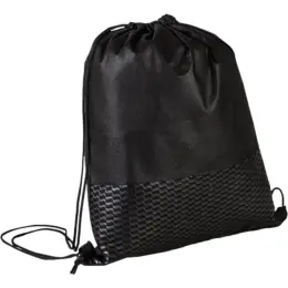 Wave Design Drawstring Bag Non-Woven