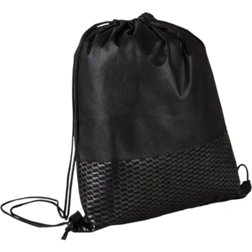 Wave Design Drawstring Bag Non-Woven