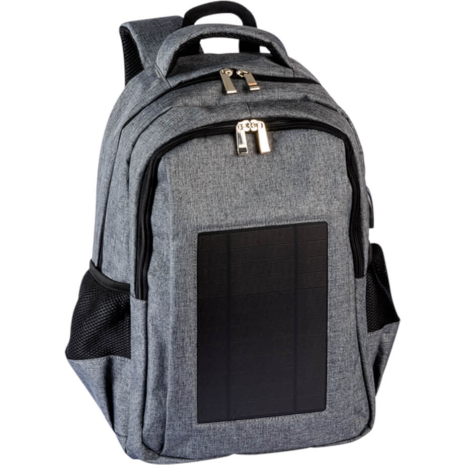 Solar Powered Tech Backpack Brandability