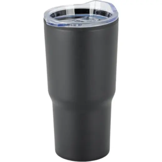 590ml Stainless Steel Mug With Clear Lid